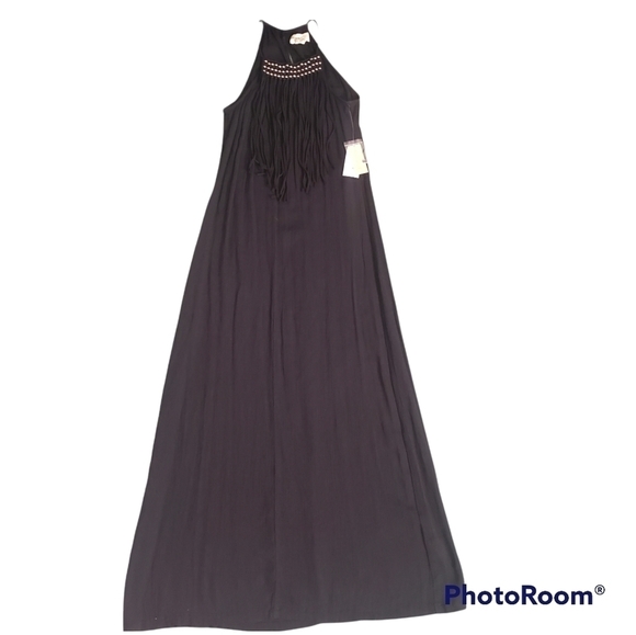 NWT DENIM & SUPPLY Ralph Lauren Fringes Embellished Maxi Dress Size S - Picture 2 of 8